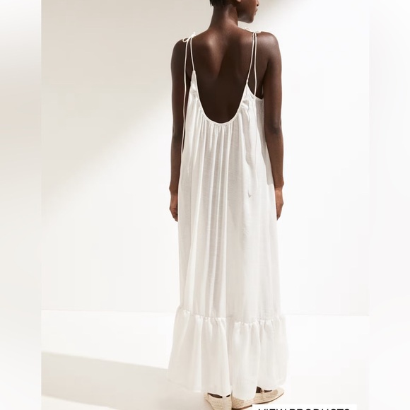 Elegant White Maxi Dress - Picture 2 of 11